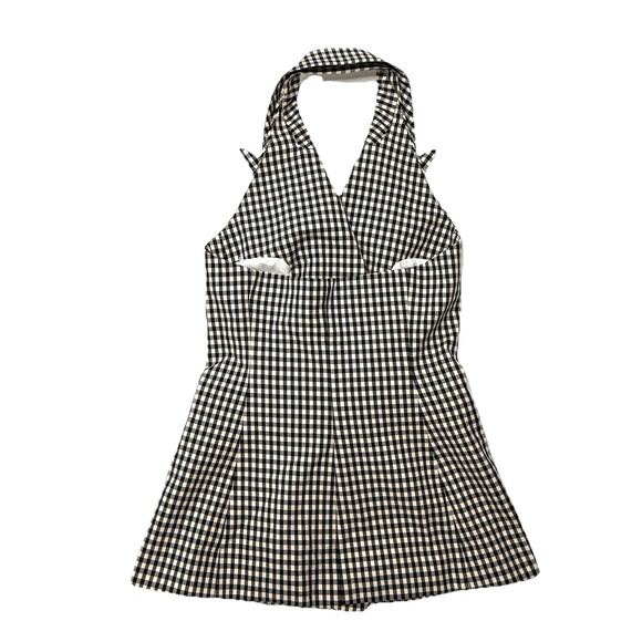 Veronica Beard Gingham Double-Breasted Vest - Picture 3 of 11